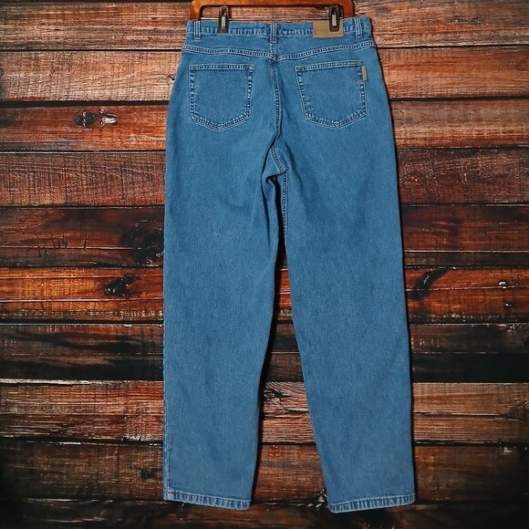 Coldwater Creek Vintage 90s Jeans 14P Mom Style High Rise Straight Blue Denim - Picture 3 of 8
